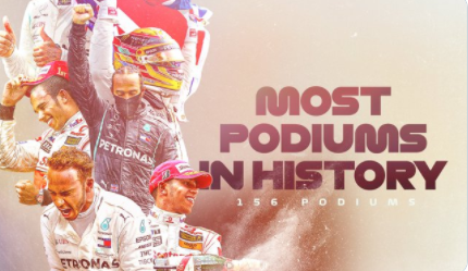 Victoria de Hamilton y rompe el récord de podios de F1 +Vídeos