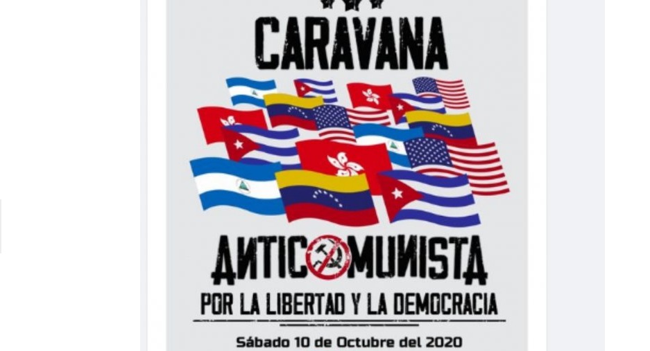 Varias organizaciones internacionales se suman a la “Caravana Anticomunista” de Miami