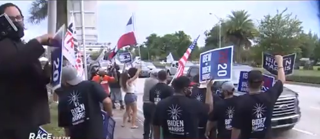 Sindicalistas de Miami-Dade mostraron su apoyo a Biden