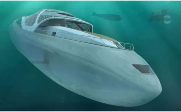 Conoce a ‘Caparazón’ el yate futurista que se transforma en submarino +Fotos