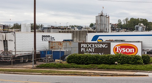 Casi 500 positivos en planta de Tyson Foods en Arkansas