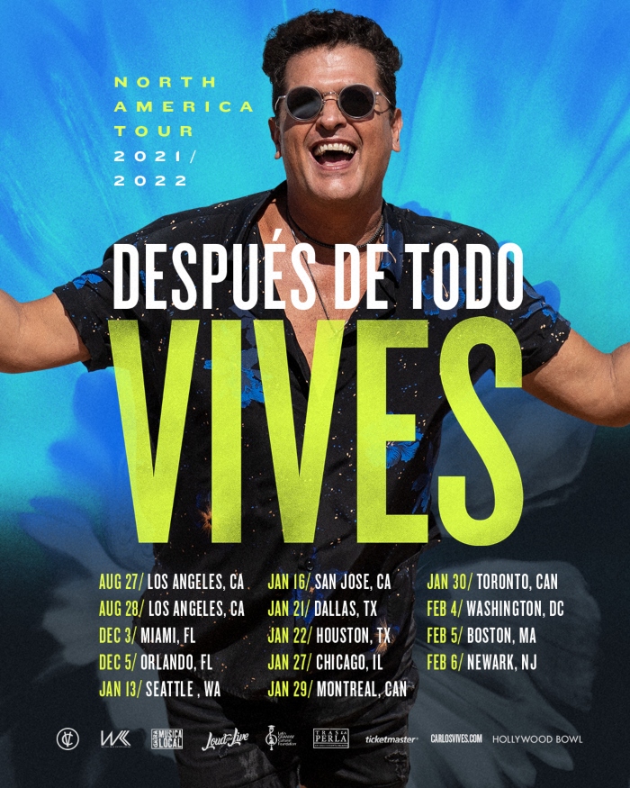 Carlos vives se presentará con su gira “Después de Todo…Vives” este viernes en Miami