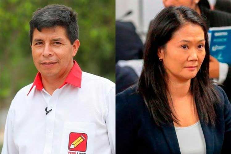 Elecciones en Perú: con el conteo de votos al 100%, Pedro Castillo supera a Keiko Fujimori en la segunda vuelta de las presidenciales