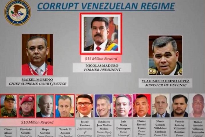 Cazarrecompensas siguen tras la búsqueda de jerarcas del Gobierno venezolano