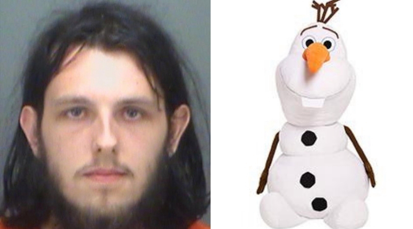 ¡Insólito! Hombre agredió sexualmente un Olaf de juguete de la película ‘Frozen’ en Florida