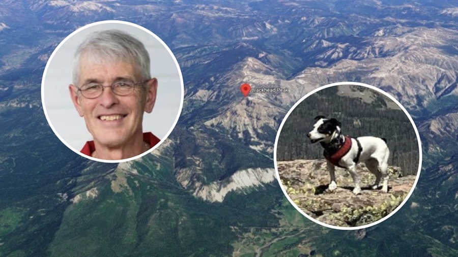 Perro estuvo dos meses en las montañas de Colorado junto al cadáver de su amo