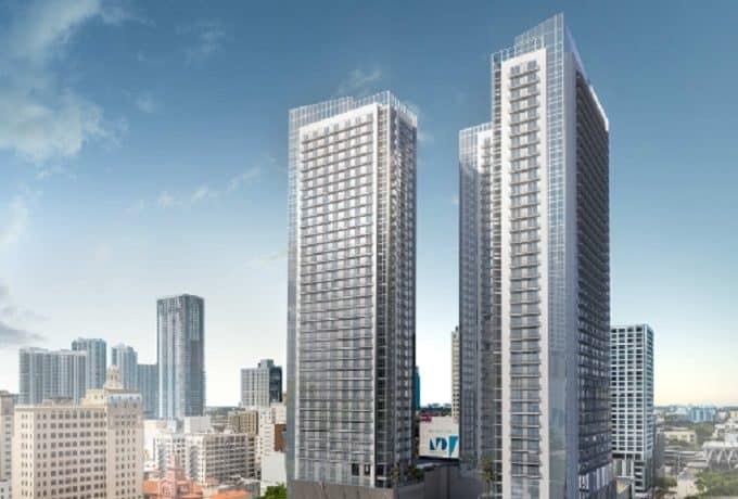 Consorcio presentó plano de dos torres que estarán en el corazón de Miami