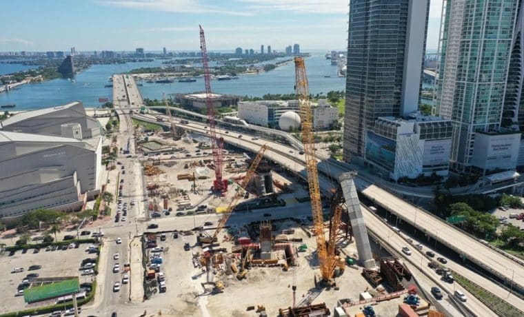 Tráfico en Miami: ¿Hasta cuándo durarán las obras en la I-395?