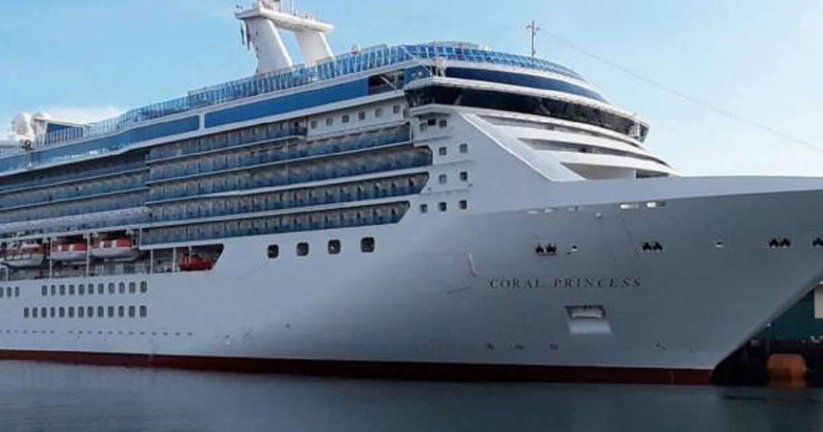 Crucero Coral Princess se dirige a Fort Lauderdale con 12 casos de Coronavirus