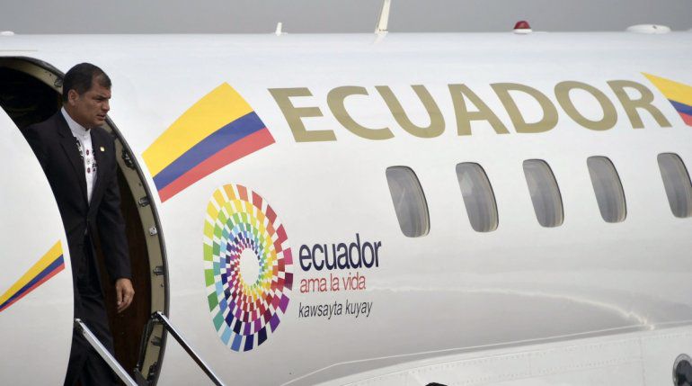 En venta avión adquirido por Rafael Correa de Ecuador