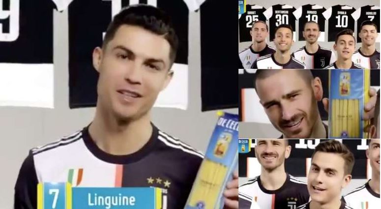 Cristiano Ronaldo grabó gracioso spot publicitario vendiendo pasta (Video)