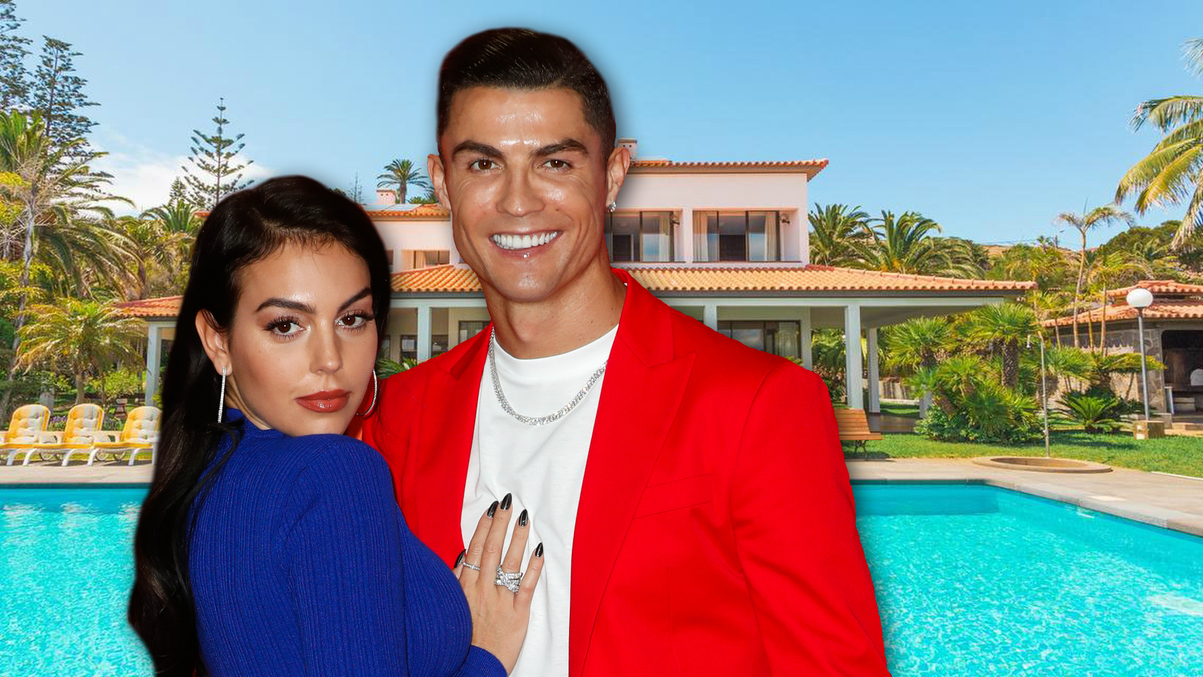 Esta es la lujosa casa a la que se mudaron Cristiano Ronaldo y Georgina Rodríguez para pasar la cuarentena (fotos)