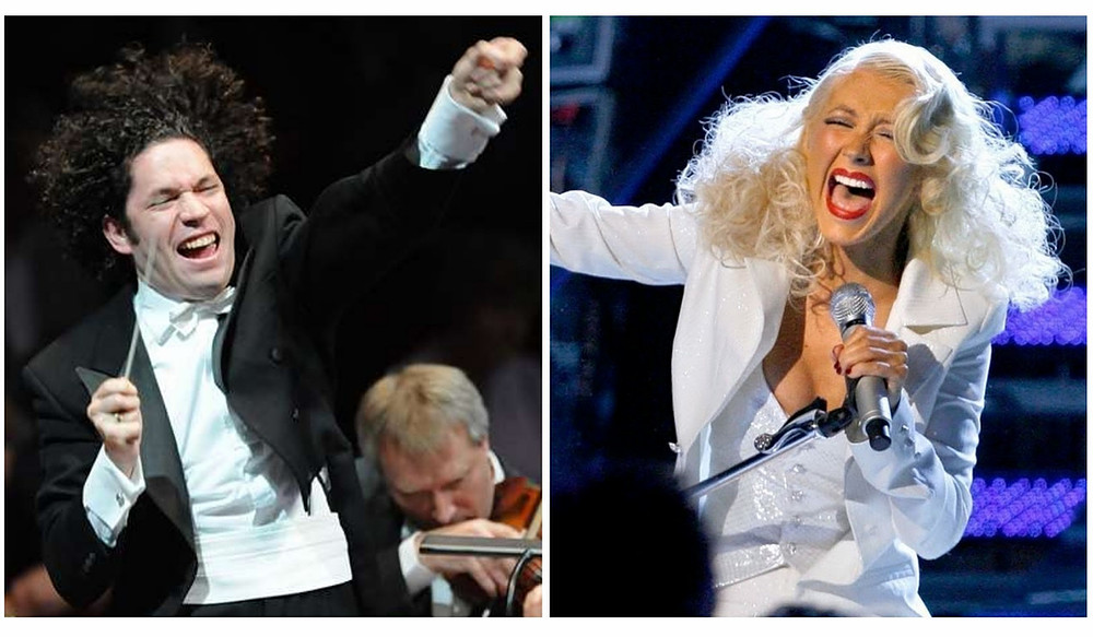 Christina Aguilera sobre Gustavo Dudamel: Es un honor colaborar con él