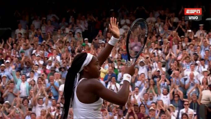Coco Gauff avanza a octavos de final en Wimbledon tras vencer a Polona Hercog
