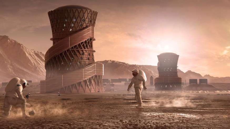 ¿Vivir en Marte?: la NASA presentó tres modelos de viviendas