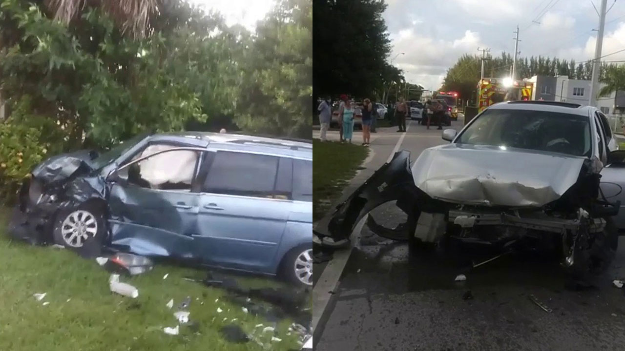 ¡En imágenes! El policía de Miami-Dade que lo dio todo para salvar a un recién nacido herido en un accidente de auto