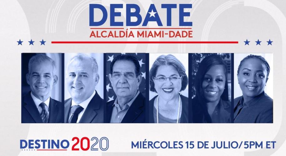 Debate entre candidatos a la alcaldía de Miami-Dade se centrará en coronavirus, brutalidad policial y racismo