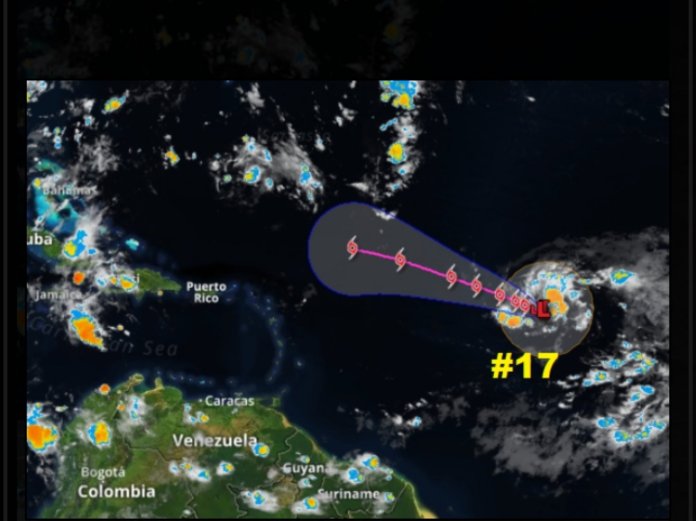 ¡La N° 17! Se formó una nueva depresión tropical en el Atlántico