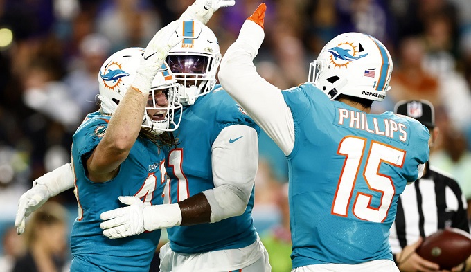 Miami Dolphins parte como favoritos para el duelo del domingo