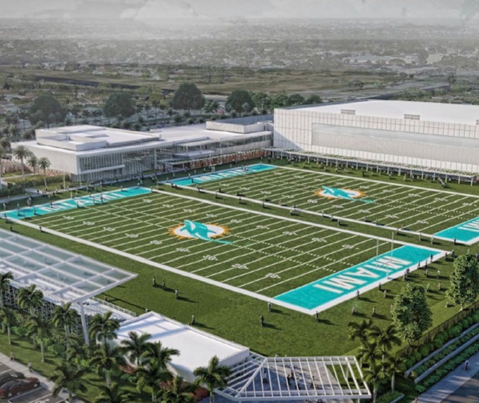 Estadio de entrenamiento de los Miami Dolphins estaría listo para esta fecha