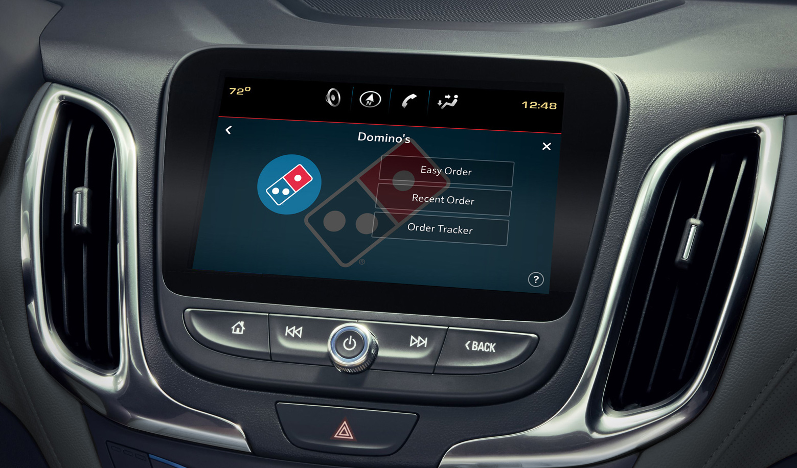 En 2020 los automóviles vendrán con una función para pedir pizza