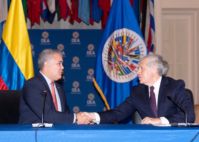 Duque respaldó las denuncias de Almagro sobre violaciones de DDHH en Venezuela
