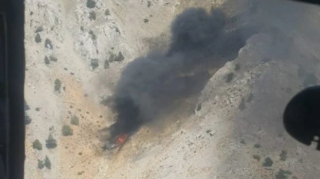 ¡Impactante! Avión contra incendios se estrelló al este de Turquía