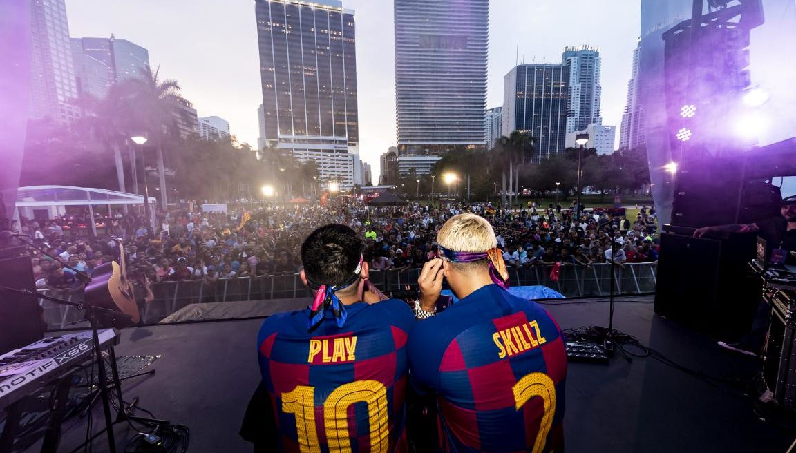 Fanáticos del FC Barcelona en Florida pudieron disfrutar del Barca Fest Miami en Bayfront Park