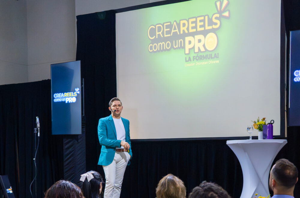 Jhonatan Olivares cierra exitosa gira “Crea reels como un PRO”