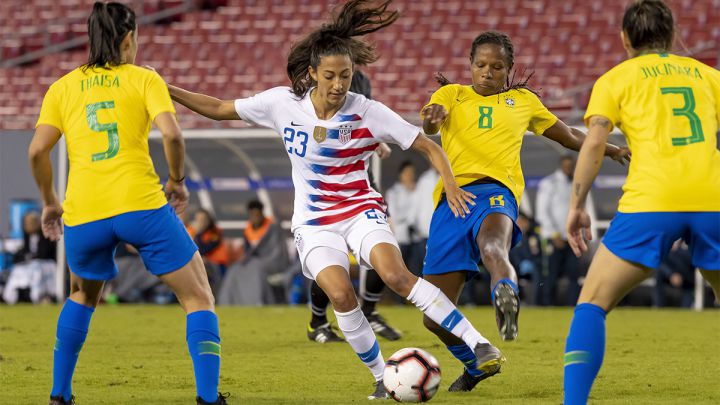 EEUU y Brasil juegan un partidazo en la She Believes Cup