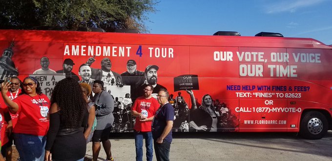 John Legend visita Miami en apoyo a la enmienda que restaura los derechos de voto de los ex delincuentes