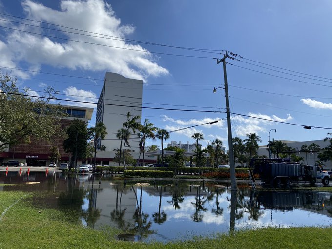 Hasta el río Middle llegan las aguas residuales luego de que se rompiera otra tubería en Fort Lauderdale