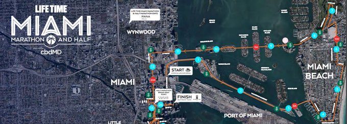 Evite conducir por estos lugares durante el fin de semana del maratón de Miami