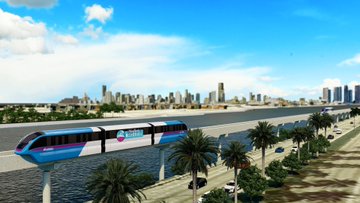 Aprueban acuerdo de 14 millones de dólares para la construcción del monorail a Miami Beach