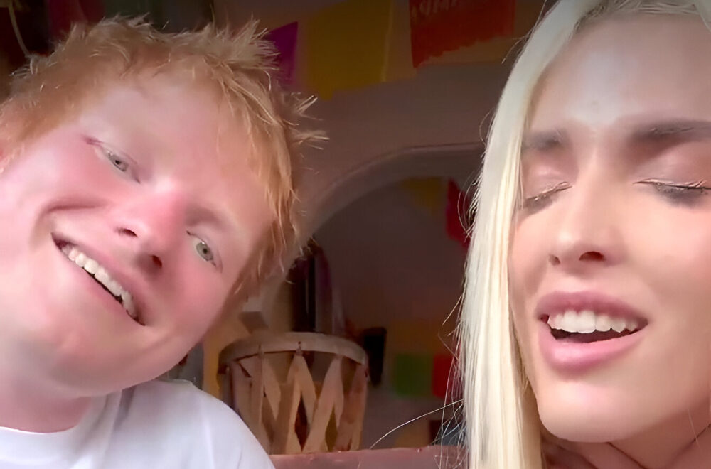 ¿Colaboración en camino? Elena Rose y Ed Sheeran sorprenden cantando juntos