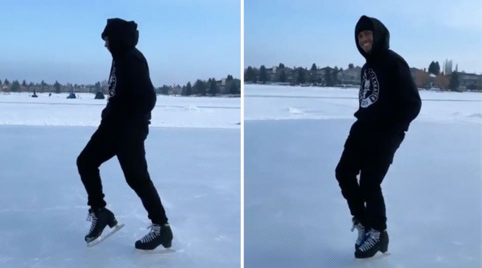 Patinador imita sobre hielo el ‘moonwalk’ de Michael Jackson (Video)