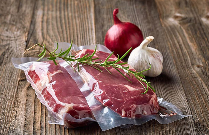 carne empacada al vacío