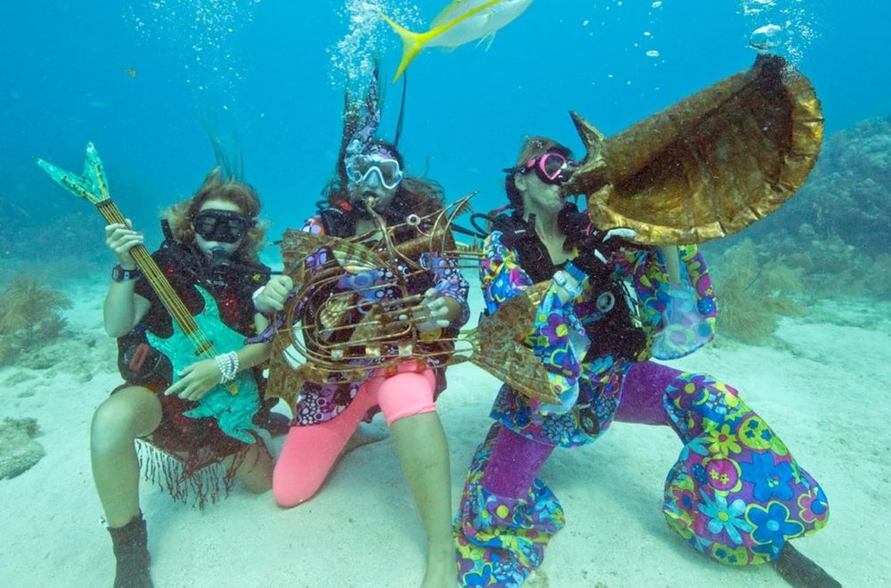 “Underwater Music Festival”, el fascinante concierto que se realiza anualmente en el fondo del mar en los Cayos