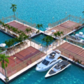 ¿Padel flotante sobre el agua? En Miami, todo es posible