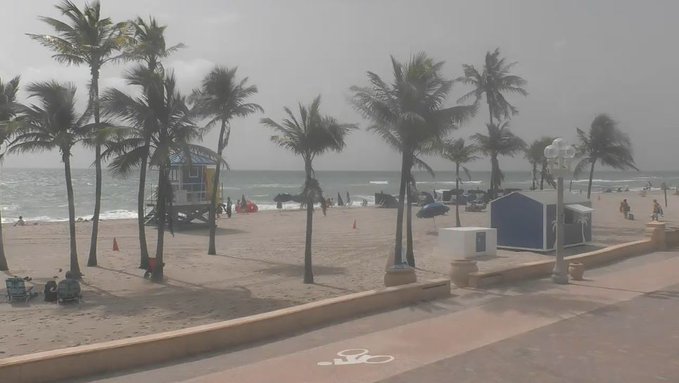 Efectos del polvo del Sahara en el sur de Florida