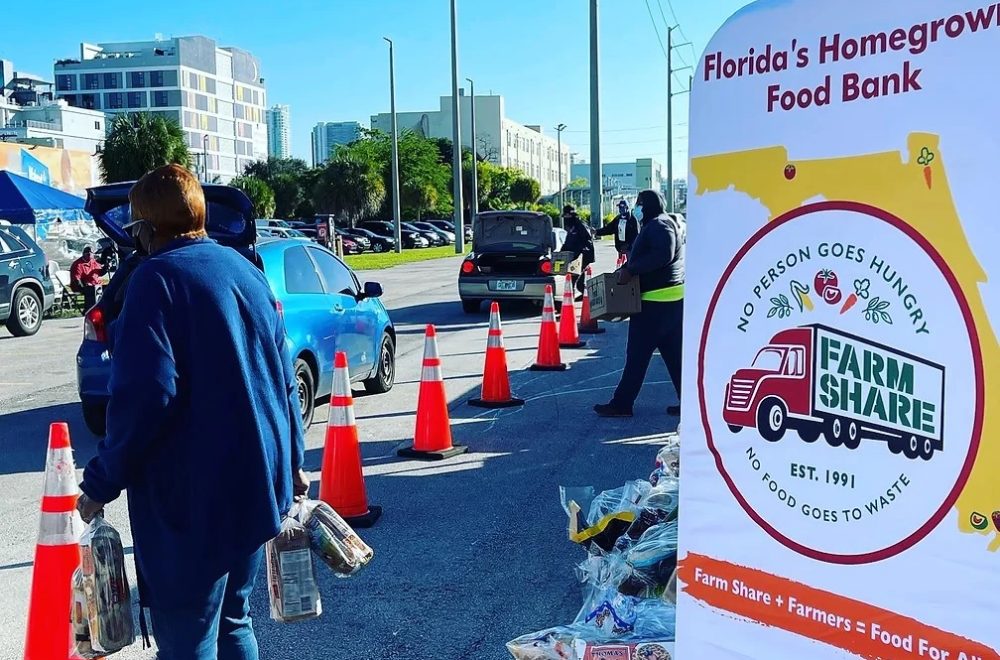 Farm Share realizó entrega de alimentos a personas necesitadas en Homestead