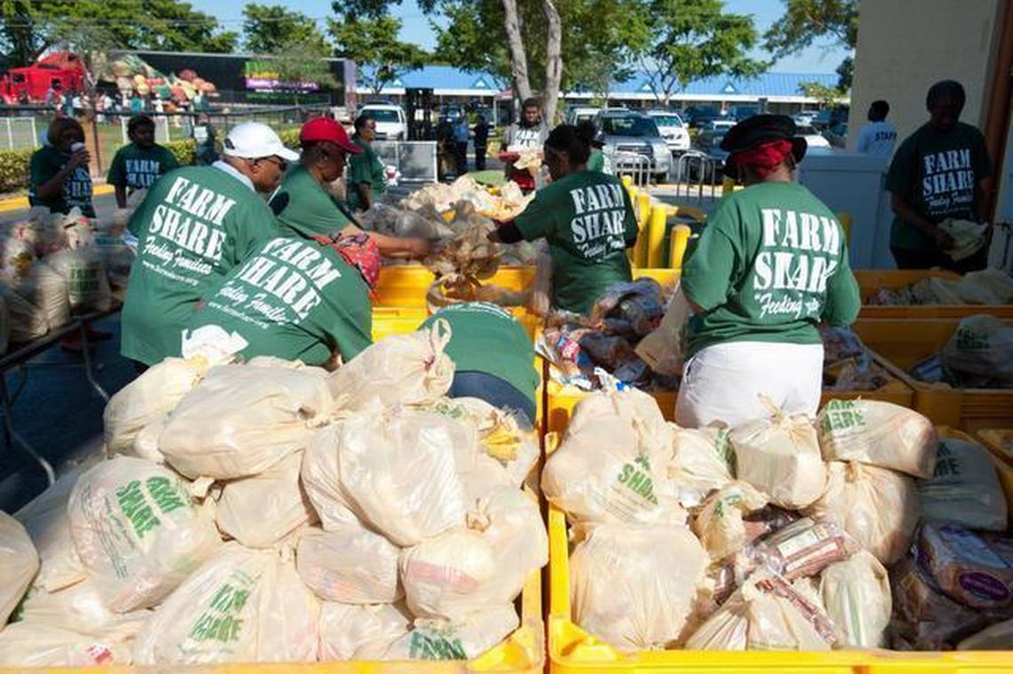 Realizarán distribución de alimentos con Farm Share para los residentes de Miami-Dade