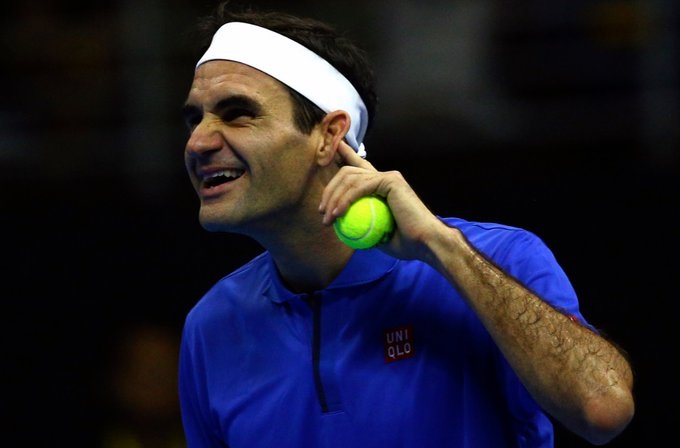 Inactividad afectó la musculatura de Roger Federer