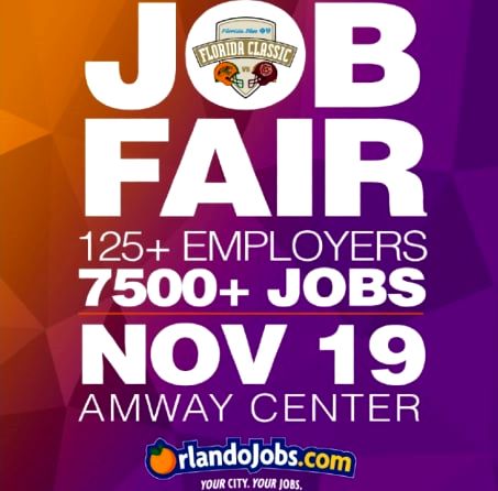 8000 puestos de trabajo disponibles en la Feria de Empleos en Amway Center