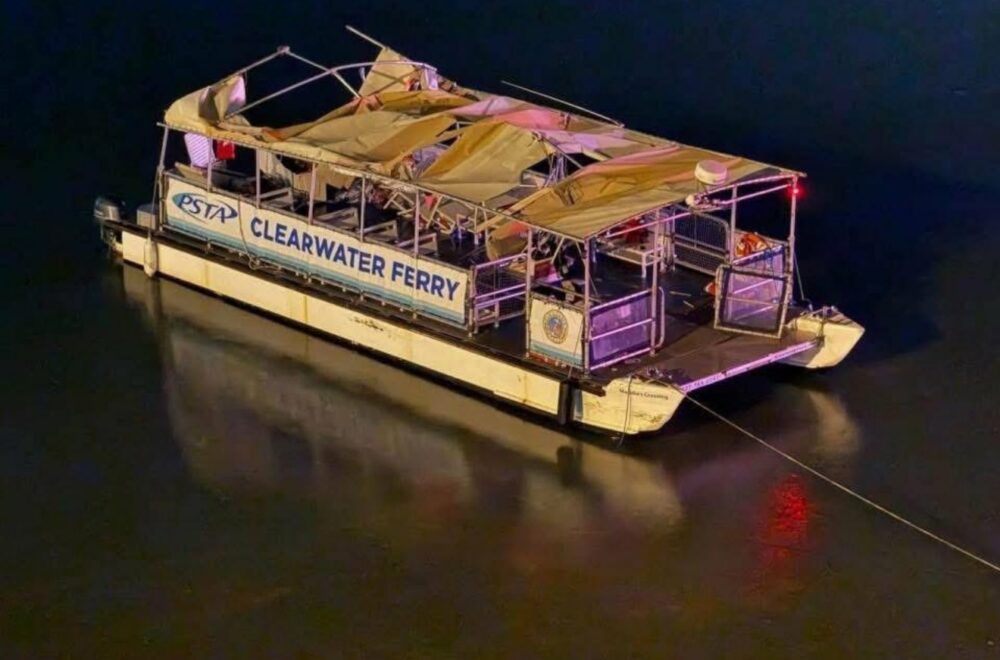 Choque de ferry en Clearwater deja un fallecido y múltiples heridos graves