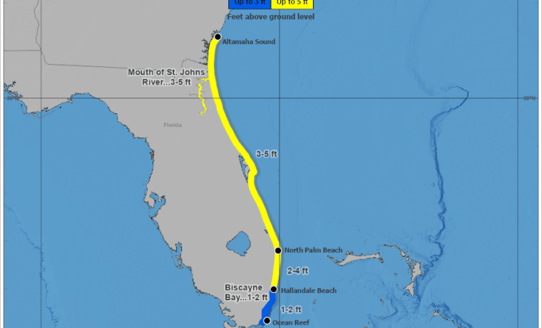 Miami-Dade, Palm Beach y Broward en estado de emergencia ante llegada de Nicole
