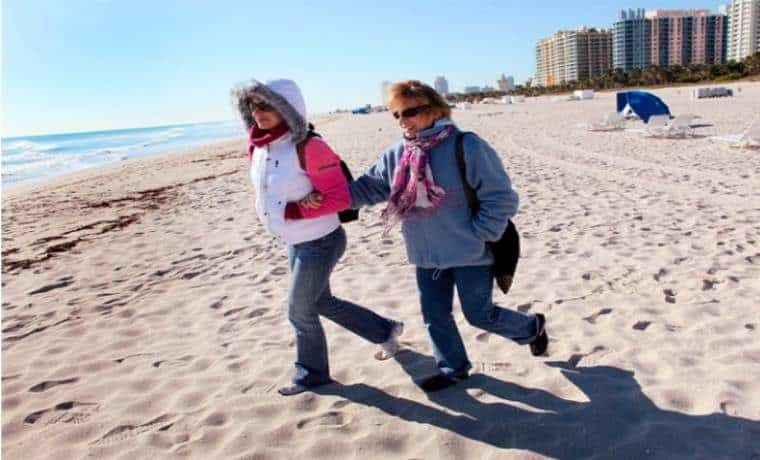 ¿Hasta dónde bajará la temperatura en Florida?