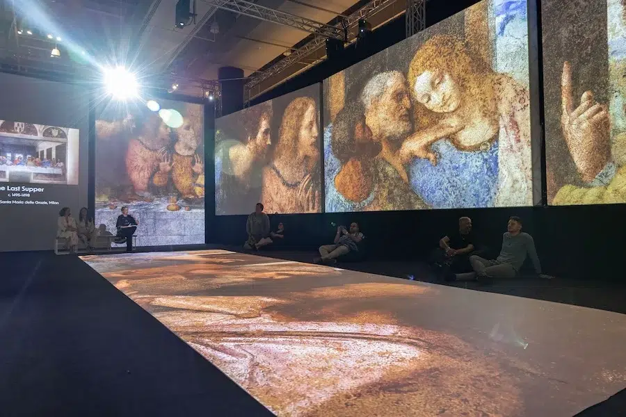 Muestra inmersiva sobre Leonardo da Vinci llega al Frost Science