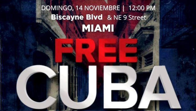 Cubanos en Miami se preparan para la marcha del 15N