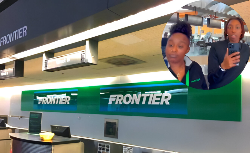 Quedaron grabadas: Despiden a agentes de Frontier Airlines por burlas a un pasajero